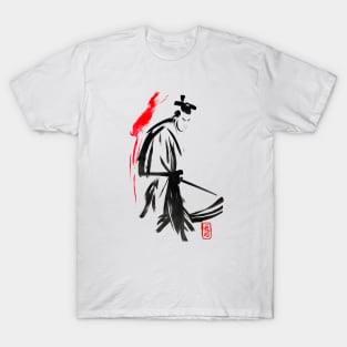 Japanese Samurai ink painting T-Shirt